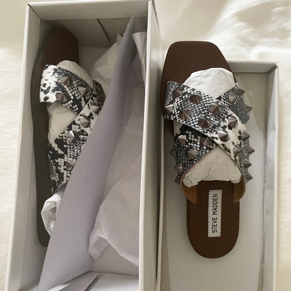 Steve Madden spiked sandals NIB